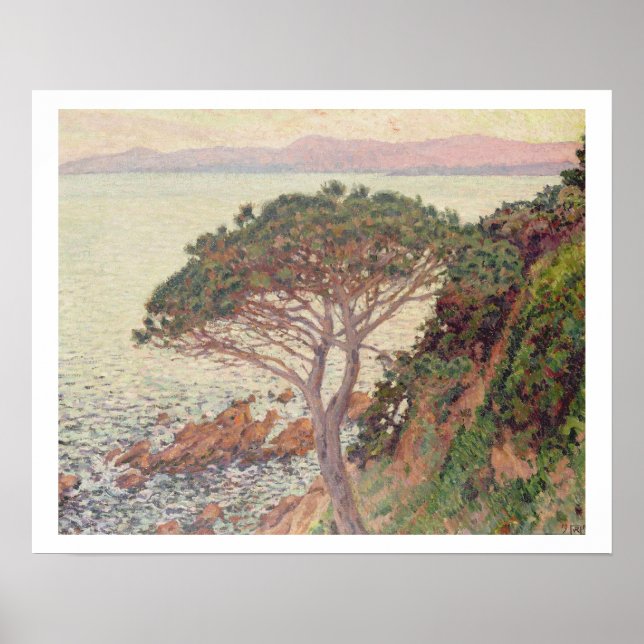 Poster Sunset, 1916 (óleo na canvas) (Frente)