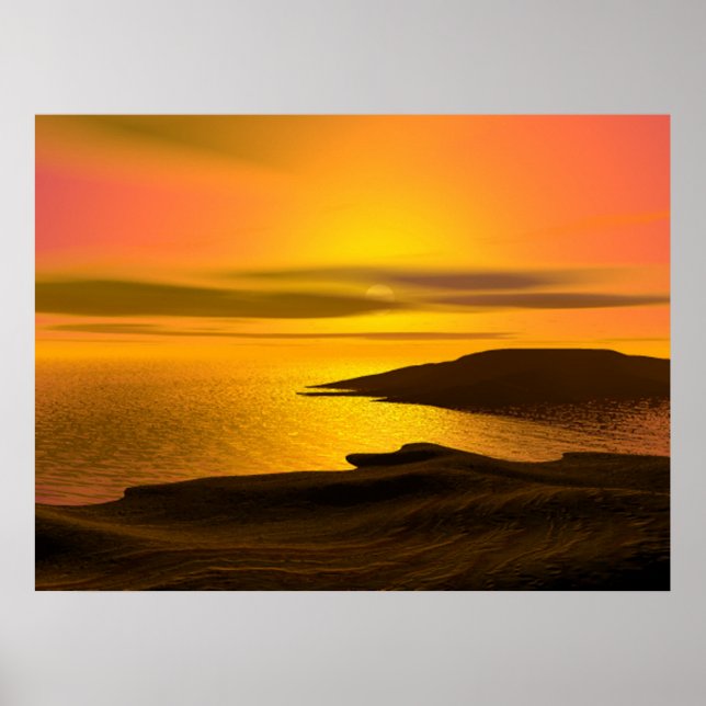 Póster Sunset Beach (Frente)