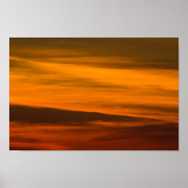 Poster Sunset Closeup, Michigan (Frente)