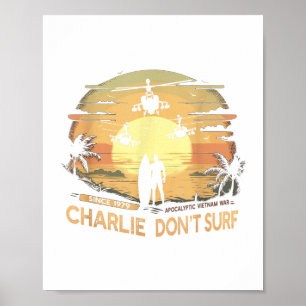 Poster Sunset da Guerra do Vietnã - Clientes Charlie Dont