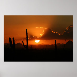 Póster Sunset de arizona