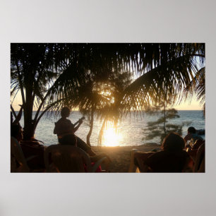 Poster Sunset do Backpacker