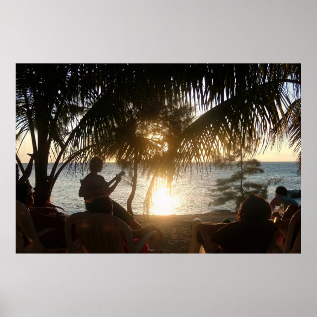 Poster Sunset do Backpacker (Frente)