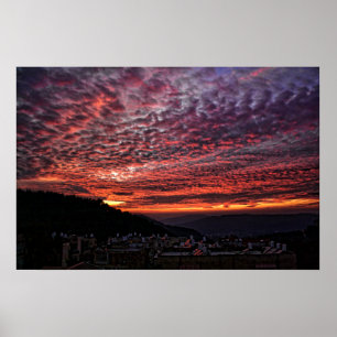 Poster Sunset do Monte Herzl