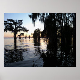 Póster Sunset em Bayou Black, Morgan City, Louisiana