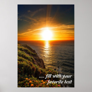 Poster Sunset em Cabo de Roca