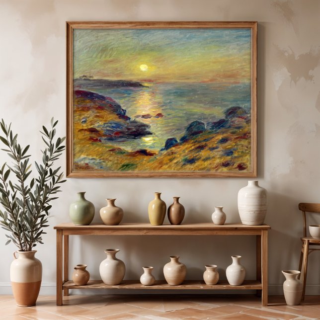 Poster Sunset em Douarnenez (Criador carregado)