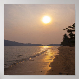 Poster Sunset em Koh Chang na Tailândia