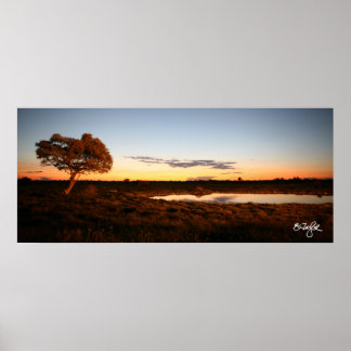 Poster Sunset em Okakuejo