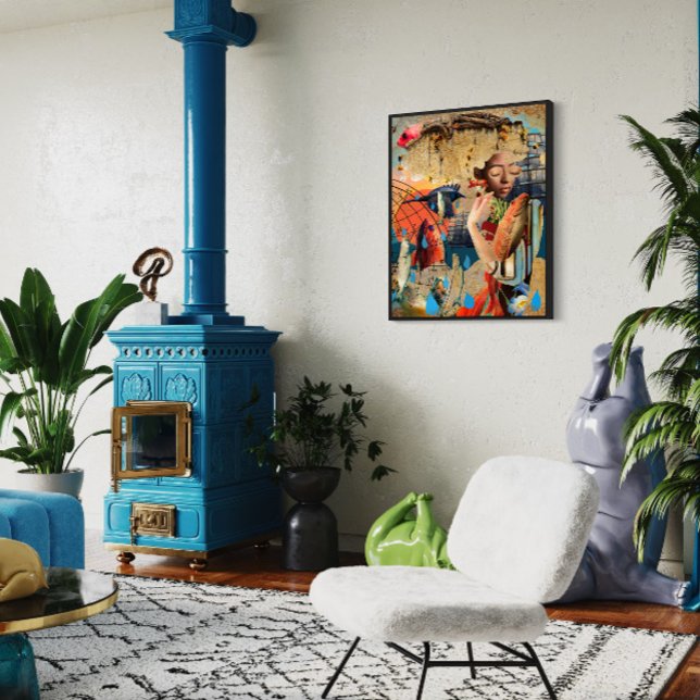 Poster Sunset em Zanzibar, Arte de Colagem (Criador carregado)