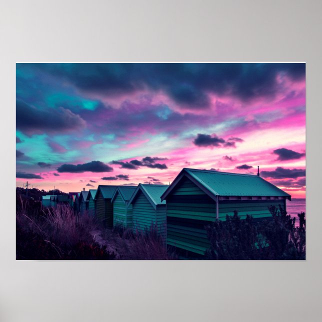 Poster Sunset Infravermelho (Frente)