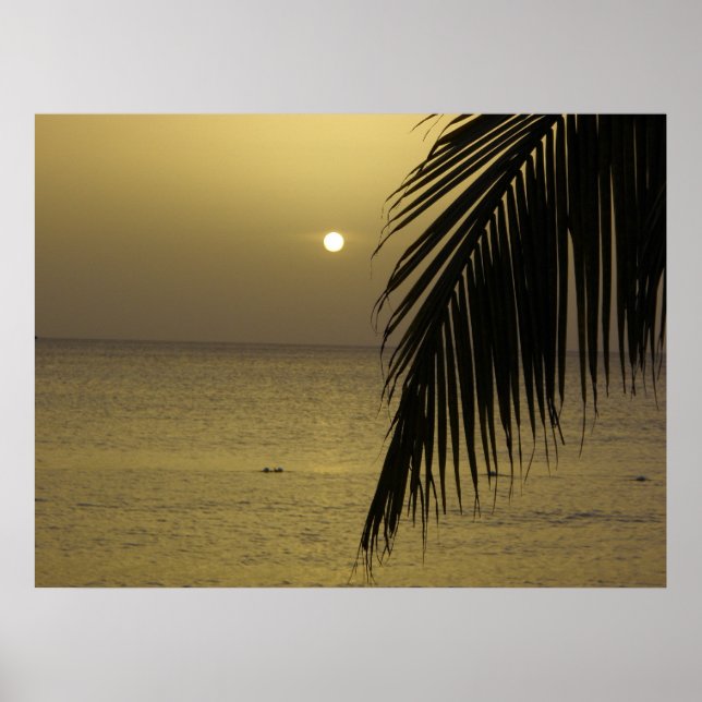 Poster Sunset jamaicano (Frente)