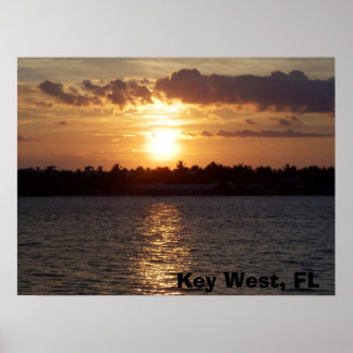 Póster Sunset Key West, FL