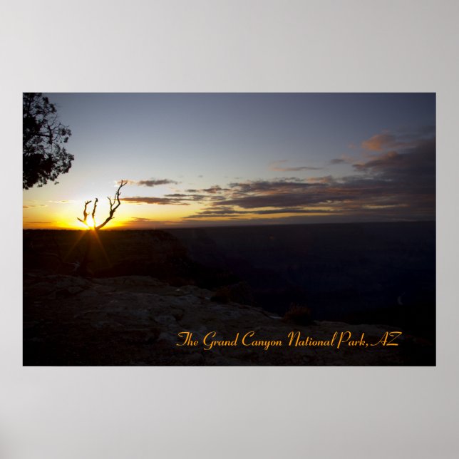 Póster Sunset Mágico - Grand Canyon (Frente)
