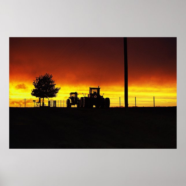 Póster Sunset Na Fazenda (Frente)