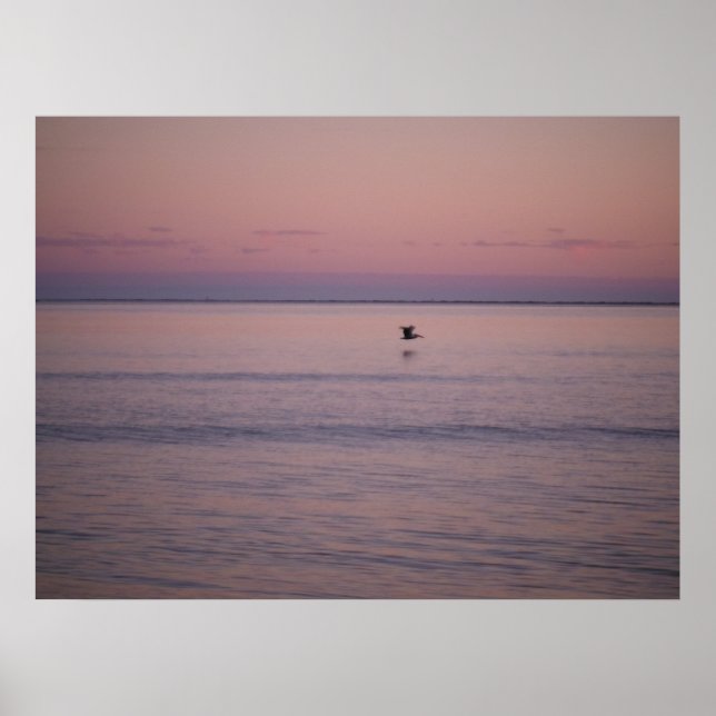 Poster Sunset na Ilha de Sullivan (Frente)