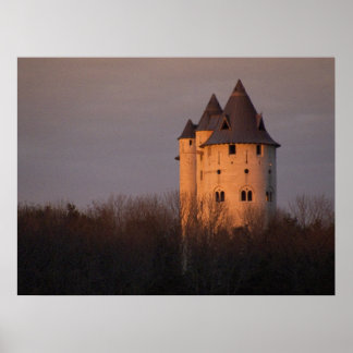 Póster Sunset No Castelo Gwynn