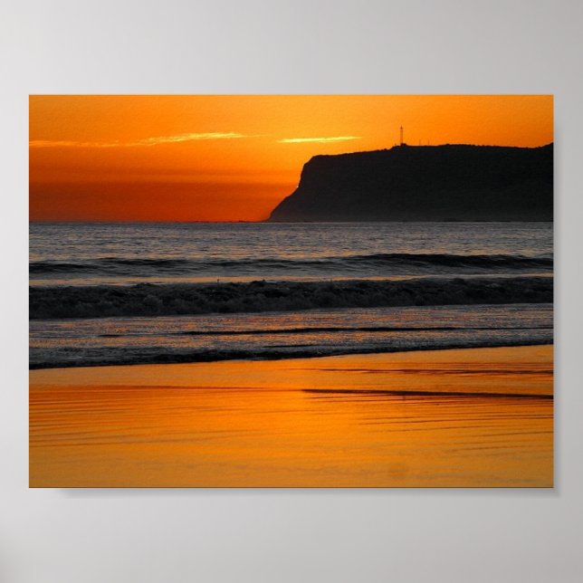 Póster Sunset No Ponto Loma (Frente)