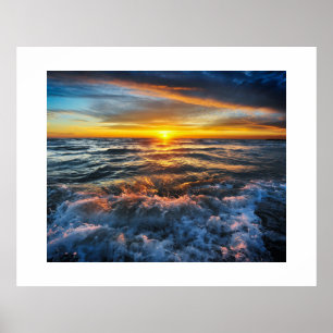 Poster Sunset Oceano