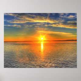 Poster Sunset Oceano