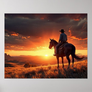 Poster Sunset Ocidental (11 x 14)