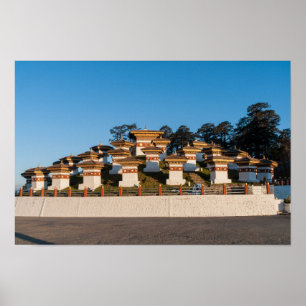 Poster Sunset on Dochula Pass - Butão, Himalaya