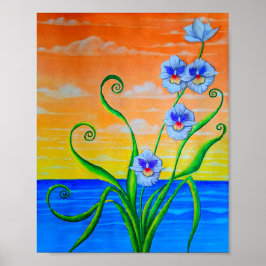 Poster Sunset Orquídeo