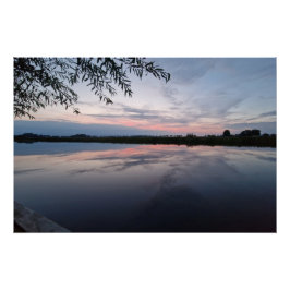 Póster Sunset reflection