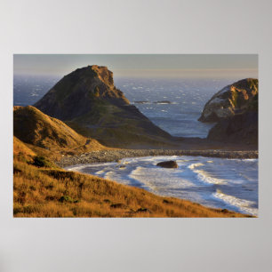 Póster Sunset, Sea Stacks, Irmãs, Oregon Coast