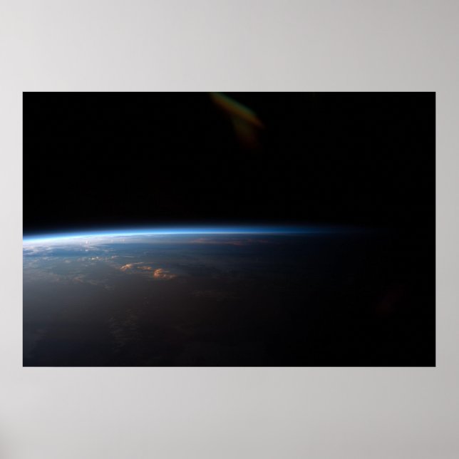 Póster Sunset sobre a América do Sul (Frente)