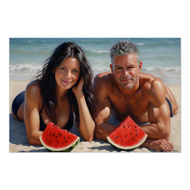 Póster Sunshine and Watermelon (Frente)