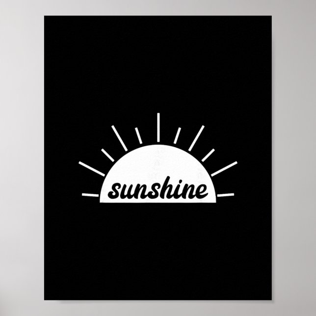 Poster Sunshine Beach Vacation Sand And Sun Beachin Holid (Frente)