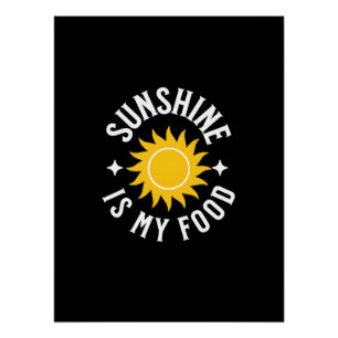 PÓSTER SUNSHINE É MINHA COMIDA