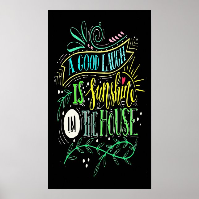 Póster Sunshine e Risos (Frente)