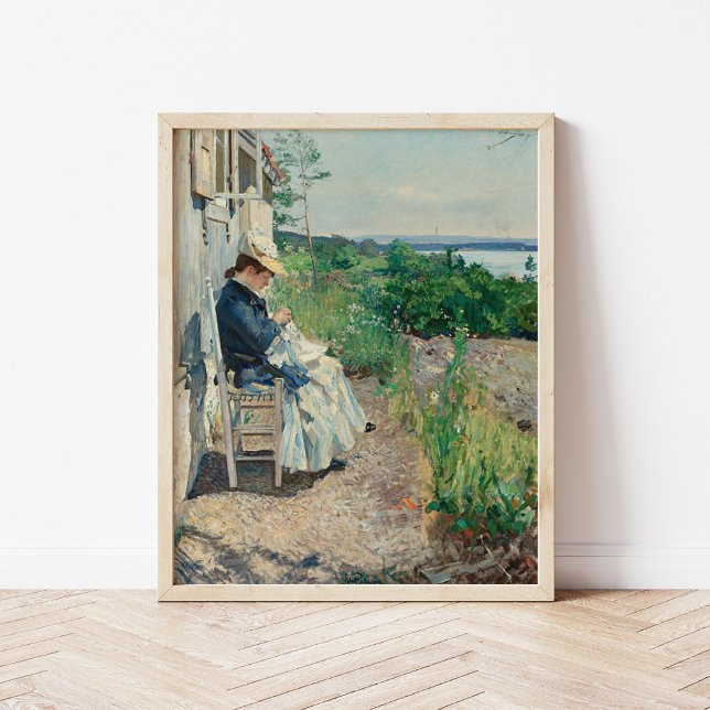 Poster Sunshine, Kalvøya | Eilif Peterssen (Criador carregado)