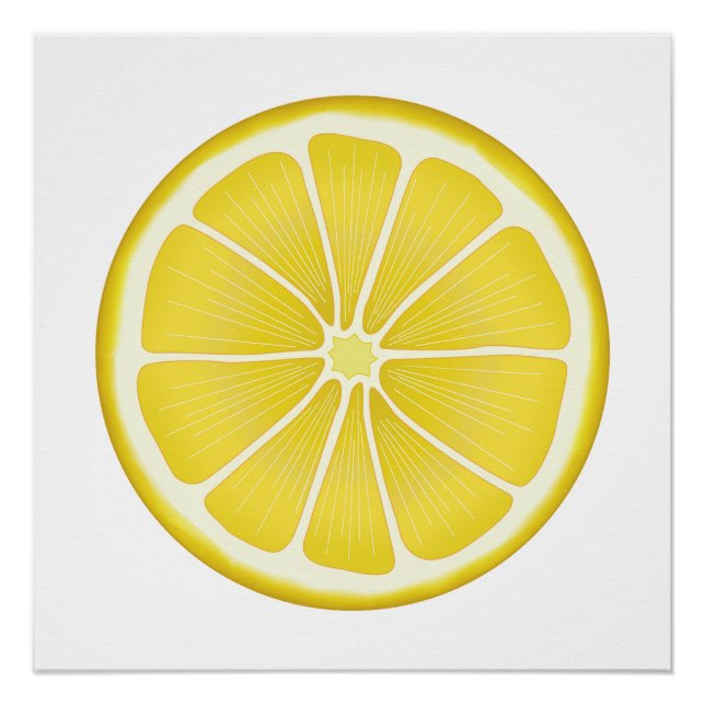 Póster Sunshine Lemon Wall Art (Frente)
