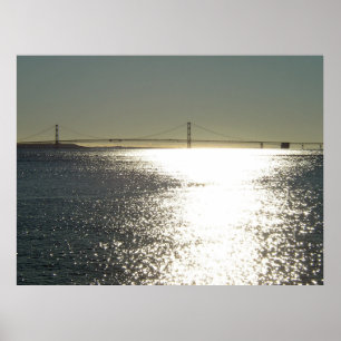 Poster Sunshine na Ponte Mackinac, Michigan