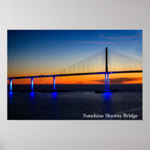 Poster Sunshine Skyway Bridge