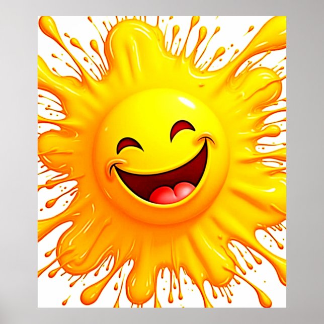 Poster Sunshine Smiles: Bursting Joy (Frente)
