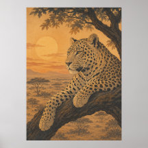 Sunward III — Leopardo ao Pôr do Sol