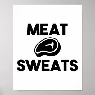 Poster Suores De Carne Para Carne De Chef Churrasco De Fu