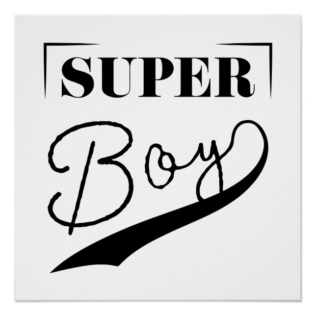 Póster Super Boy (Frente)