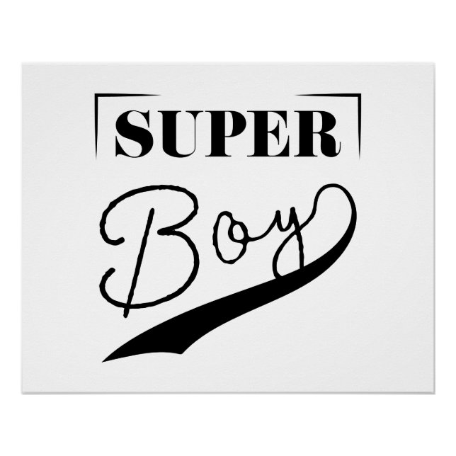 Póster Super Boy (Frente)