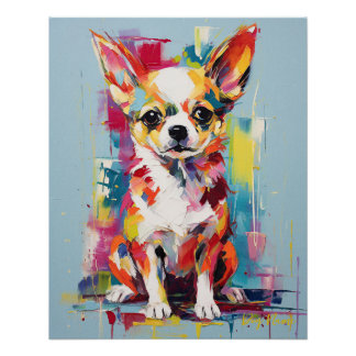 Póster Super Cute Chihuahua Dog Puppy 004 - Xeno Lucilfer