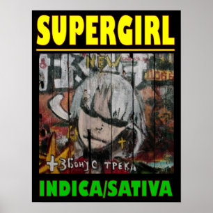 PÓSTER SUPER GAROTA INDICA SATIVA