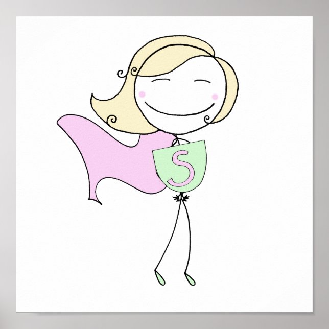 Póster Super Girl Blonde (Frente)