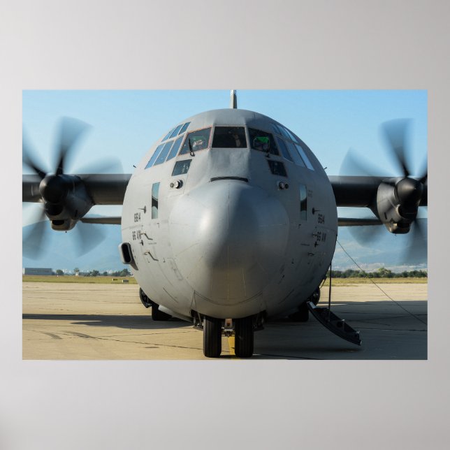 Poster Super Hércules C-130J (Frente)