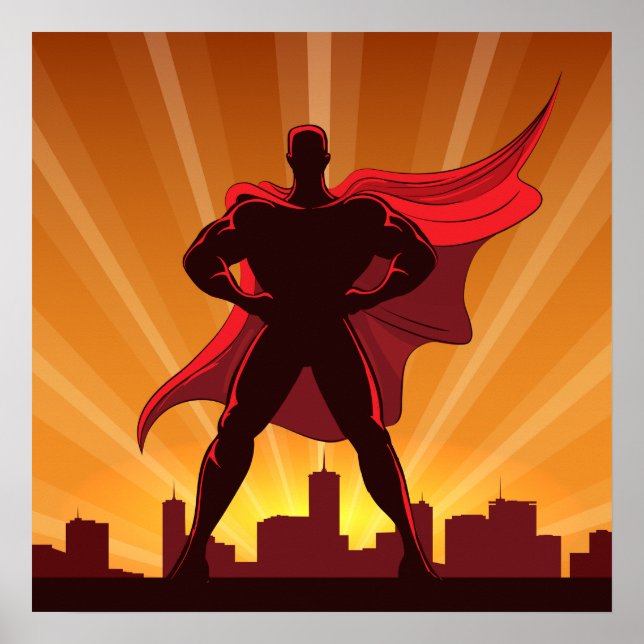 Poster Super-herói (Frente)