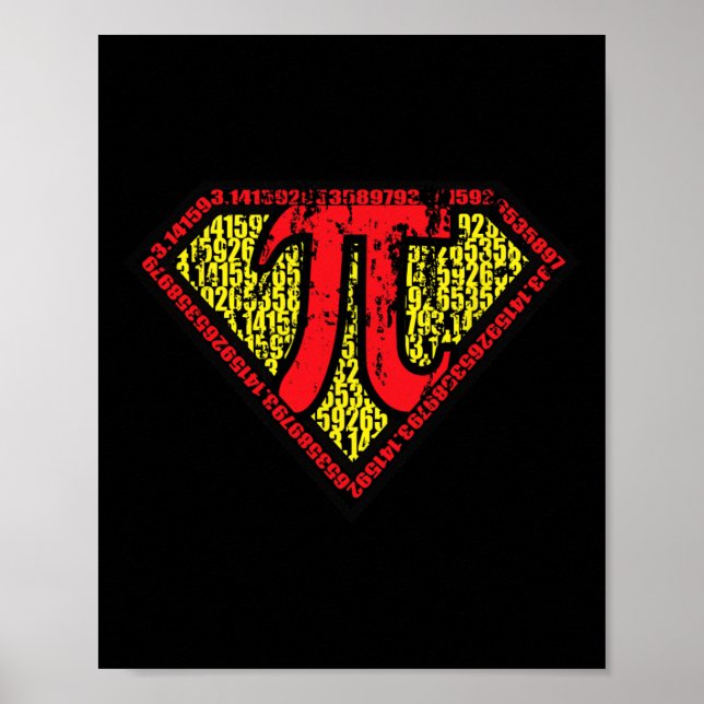 Poster Super-Herói Do Dia 2021 Para Geeks De Matemática E (Frente)