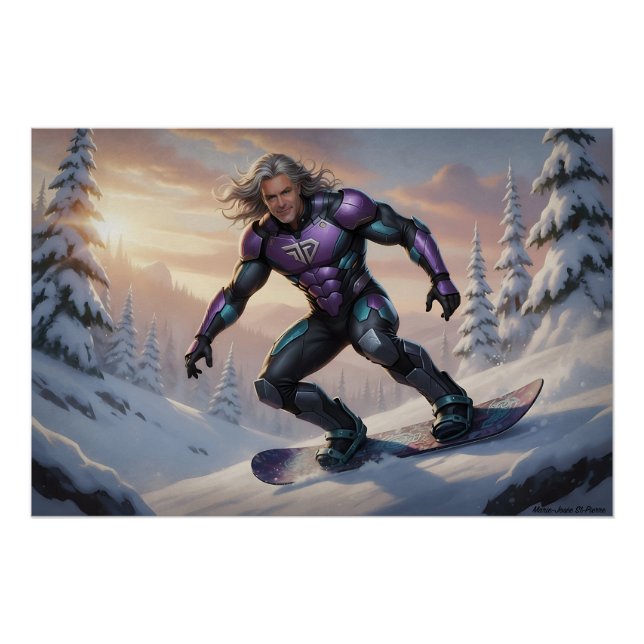 Póster Super-herói do Inverno (Frente)